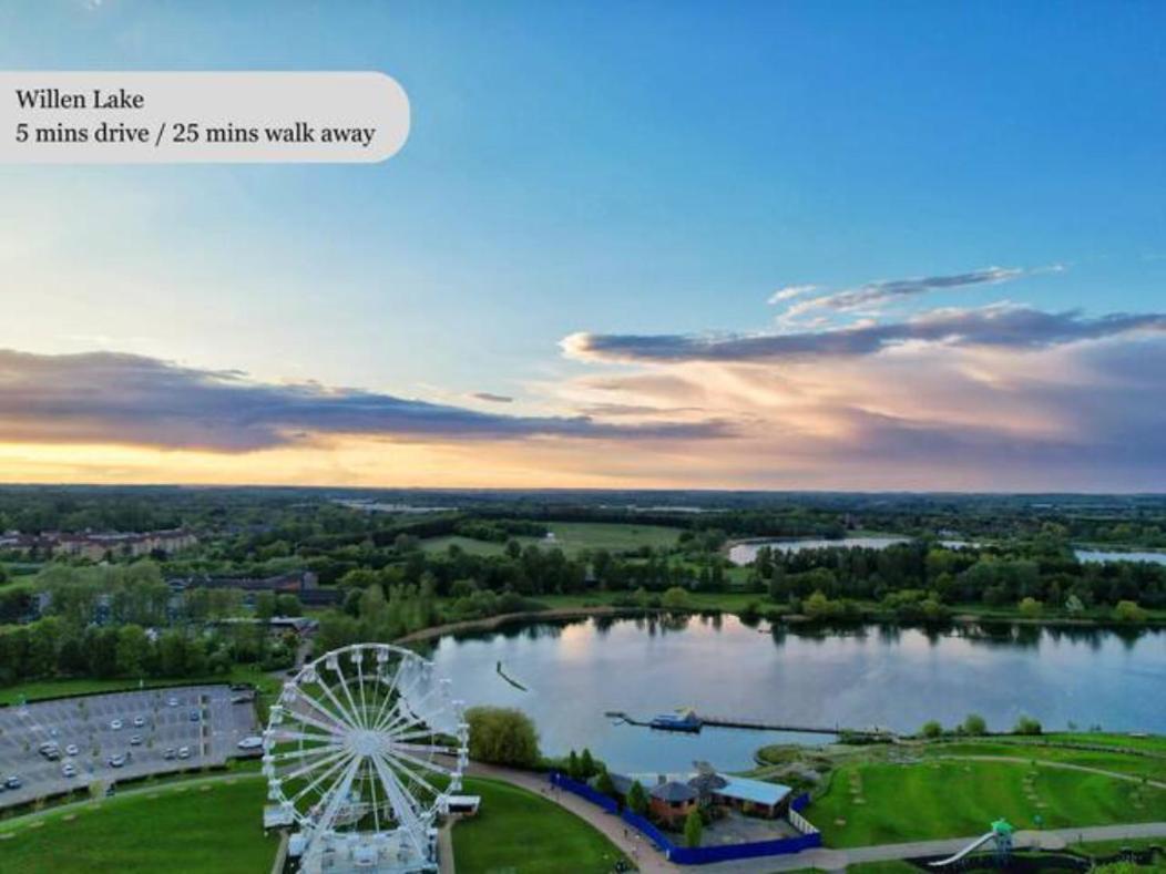 Luxury Campbell Park Apartments In Central Mk With Balcony, Free Parking & Smart Tv With Netflix By Yoko Property Milton Keynes Exteriér fotografie