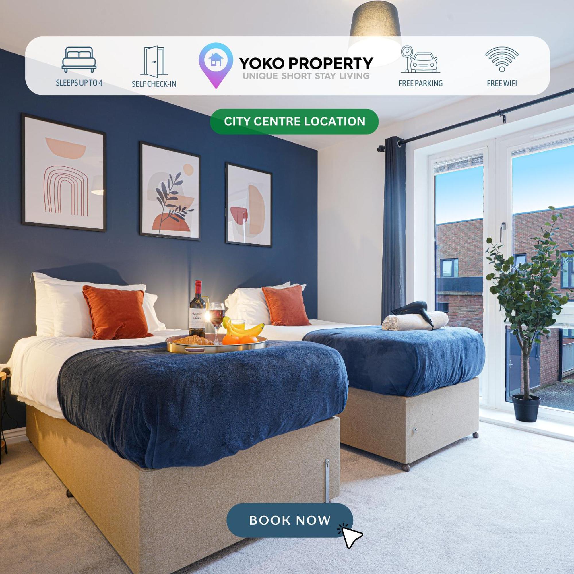 Luxury Campbell Park Apartments In Central Mk With Balcony, Free Parking & Smart Tv With Netflix By Yoko Property Milton Keynes Exteriér fotografie
